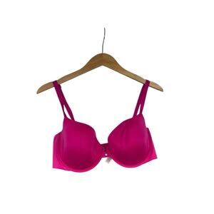 Victoria’s Secret Hot Pink Lined Demi Bra Womens 38D